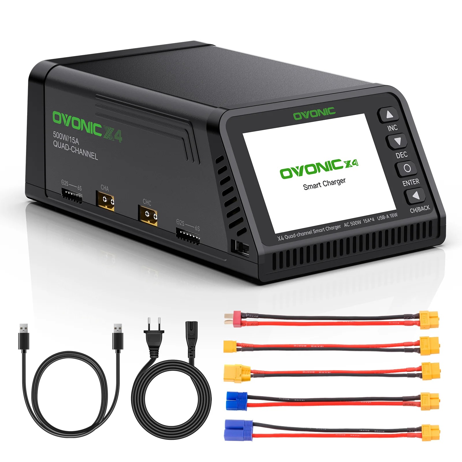 Ovonic X4 AC500W 4 Channel Sma - Drone Battery Strap review and price