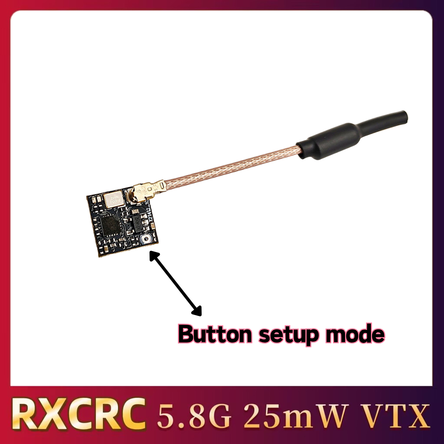 RXCRC 5.8GHz 48CH FPV 25mW Ana - Drone Frame review and price